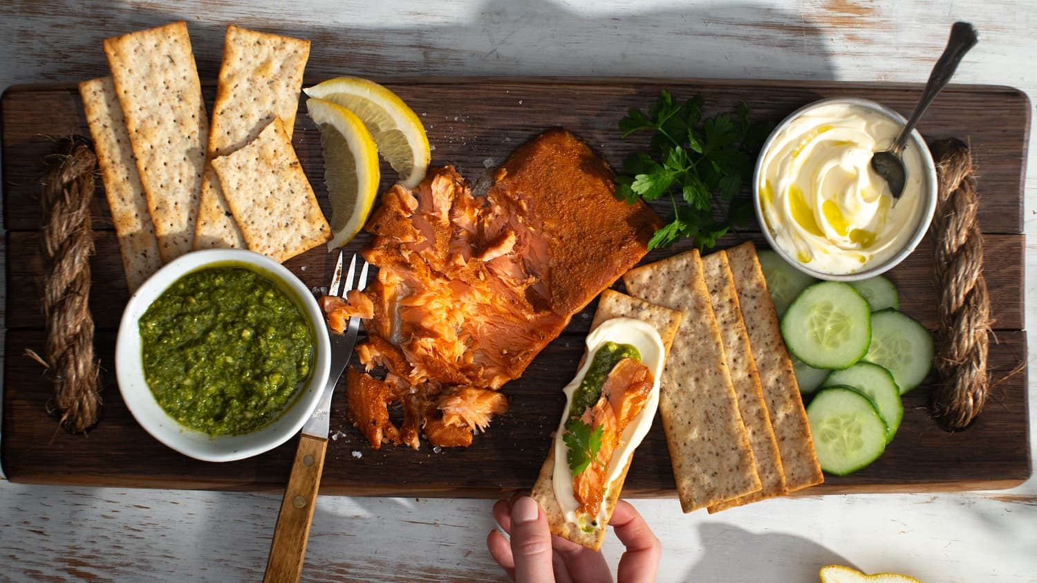 Smoked Salmon Baked Sour Dough FEATURED